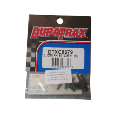PARAFUSOS PHILIPS DURATRAX 3X10MM F/H S/T SCREW 10 UNIDADES DTXC 8679